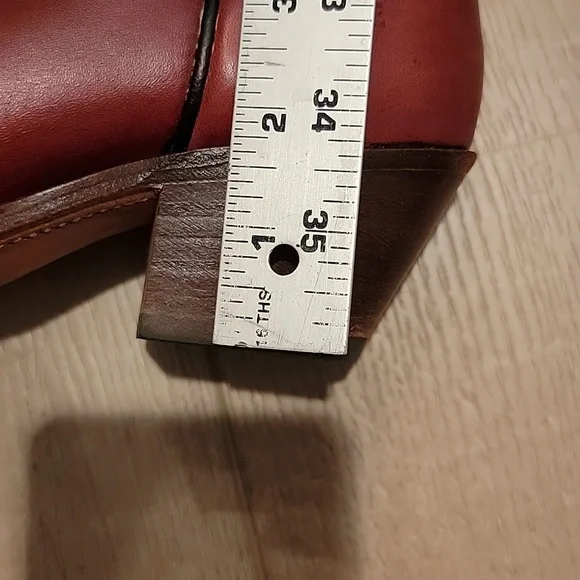 Vintage 1970s/1980s Frye Boots Size 7B Burnt Cherry 6253 - Picture 13 of 14